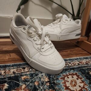 Women's White Puma Sneakers